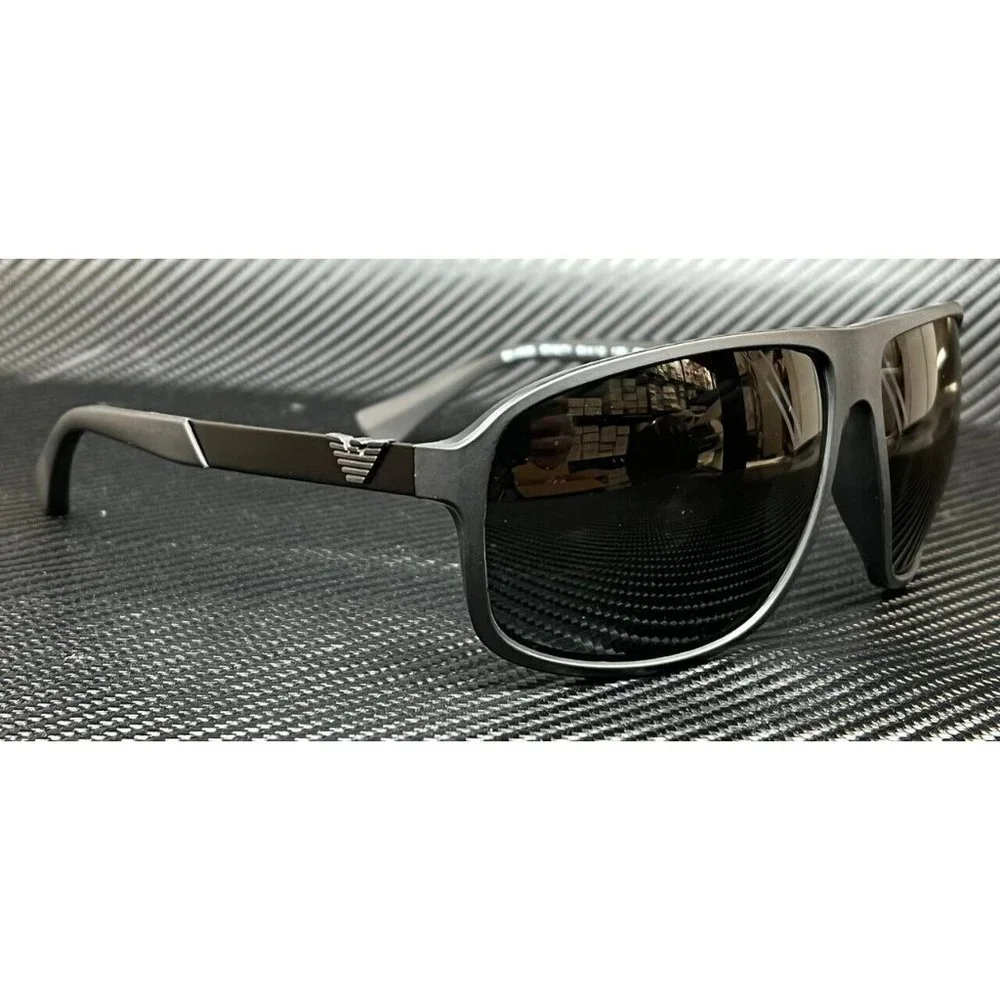 Emporio Armani Matte Black 64mm Sunglasses